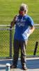 Teacher Michael McHugh spoke in favor of starting the year with distance learning. Photo by Rhonda Silence